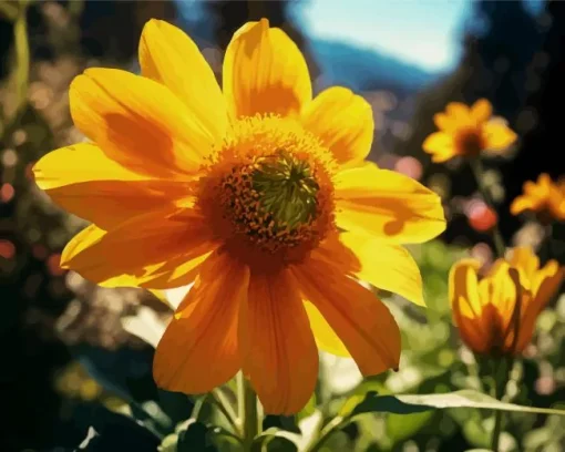 Yellow Coneflower Diamond Painting