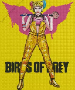 Yellow Birds Of Prey Poster Diamond Painting