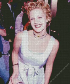 Young Drew Barrymore Diamond Painting