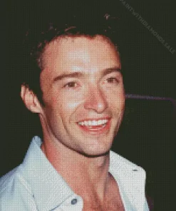 Young Hugh Jackman Diamond Painting