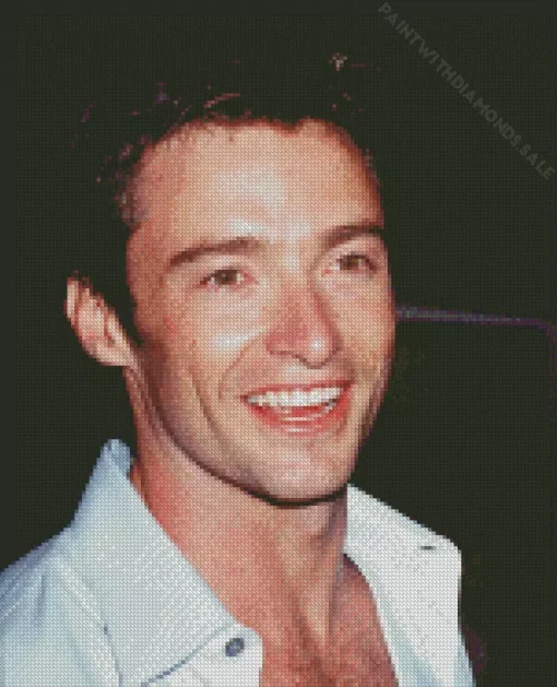 Young Hugh Jackman Diamond Painting