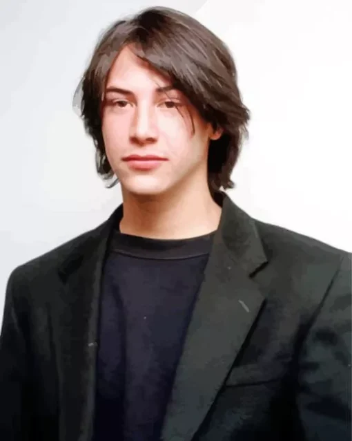 Young Keanu Reeves Diamond Painting