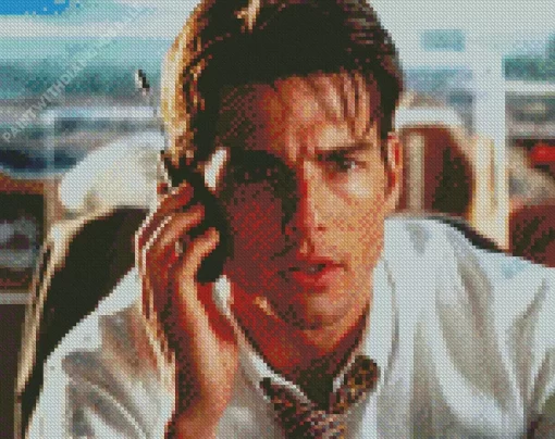 Young Tom Cruise Diamond Painting