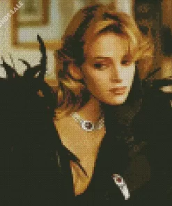 Young Uma Thurman Diamond Painting