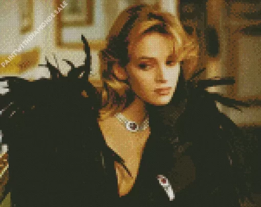 Young Uma Thurman Diamond Painting