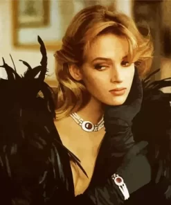 Young Uma Thurman Diamond Painting