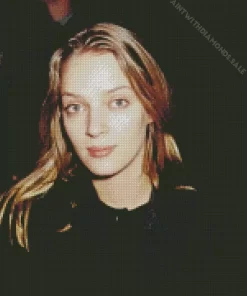 Young Gorgeous Uma Thurman Diamond Painting