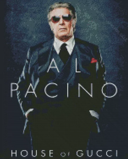 Al Pacino In House Of Gucci Poster Diamond Painting