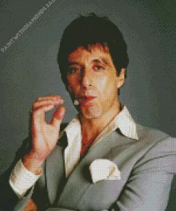 Al Pacino Smoking Diamond Painting