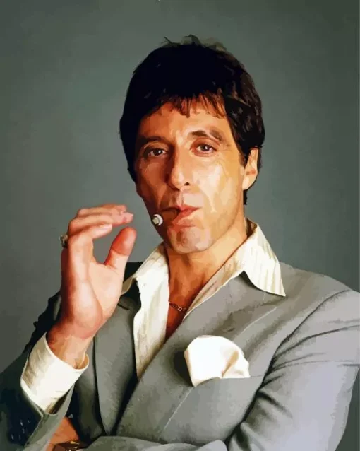 Al Pacino Smoking Diamond Painting