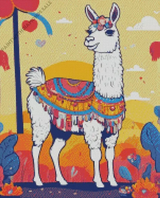 Alpaca Art Diamond Painting