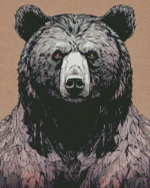 American Black Bear Diamond Painting