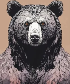 American Black Bear Diamond Painting