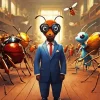 Ant In A Suit Diamond Painting