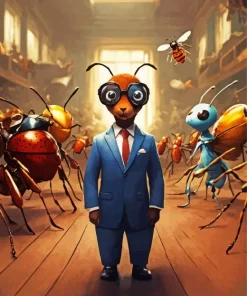 Ant In A Suit Diamond Painting