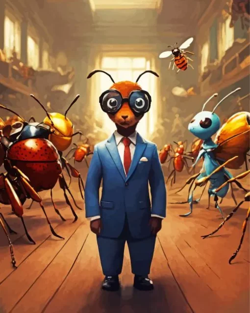 Ant In A Suit Diamond Painting