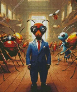 Ant In A Suit Diamond Painting