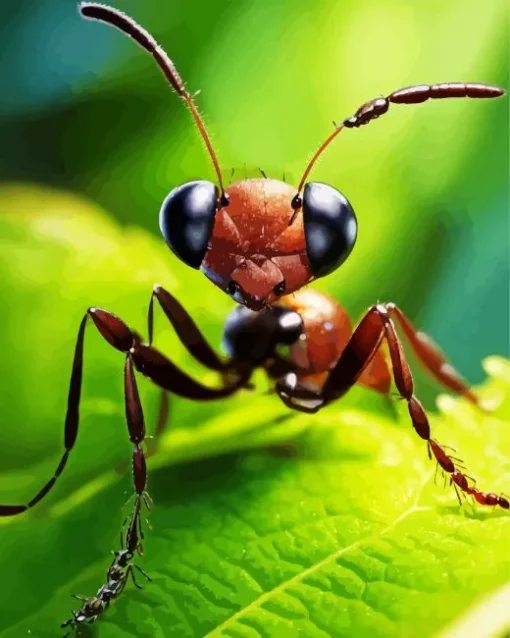 Ant On A Leaf Diamond Painting