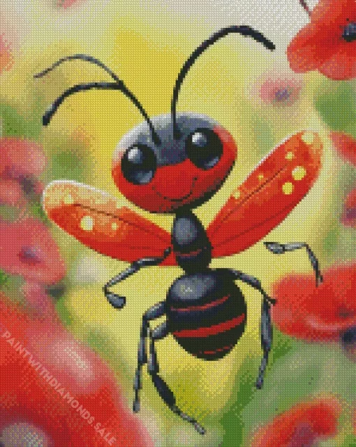 Ant With Wings Diamond Painting