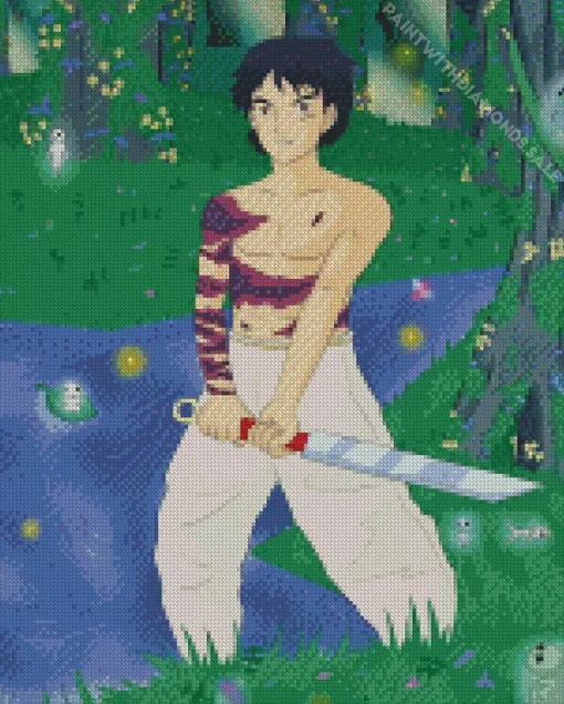 Ashitaka Diamond Painting