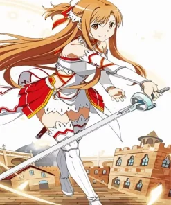 Asuna Character Diamond Painting