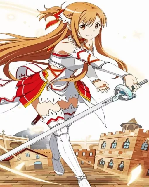 Asuna Character Diamond Painting