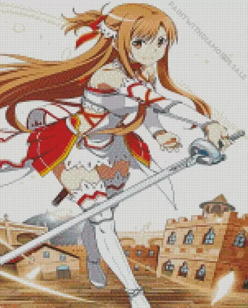 Asuna Character Diamond Painting