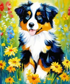 Australian Shepherd Diamond Painting