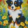 Australian Shepherd Diamond Painting