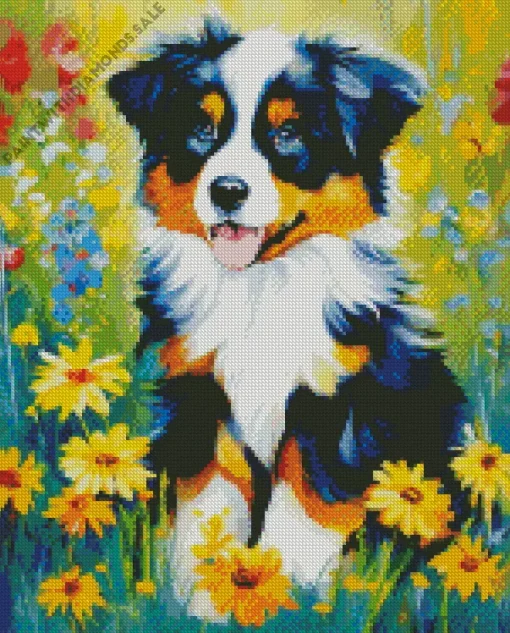 Australian Shepherd Diamond Painting