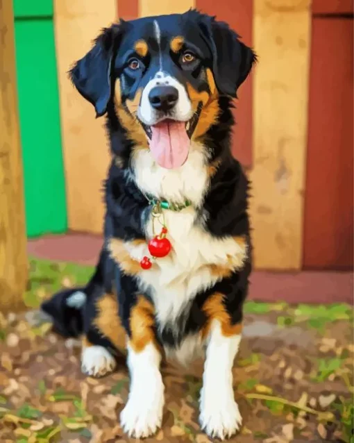 Australian Shepherd Dog Diamond Painting