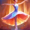 Ballet Girl Diamond Painting