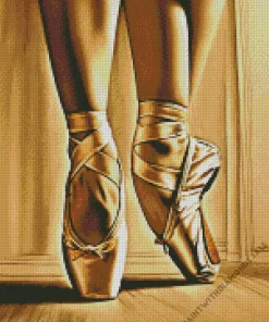 Ballet Girl Feet Diamond Painting