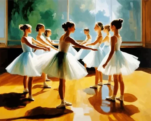 Ballet Girls Diamond Painting