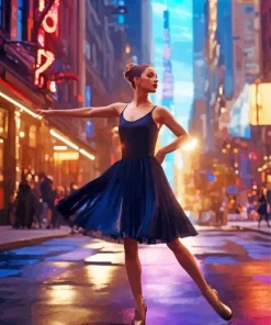 Ballet In Times Square Diamond Painting