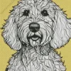 Bernedoodle Art Diamond Painting