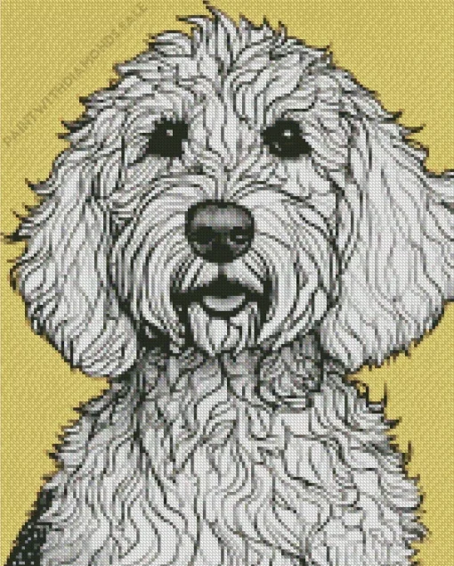 Bernedoodle Art Diamond Painting