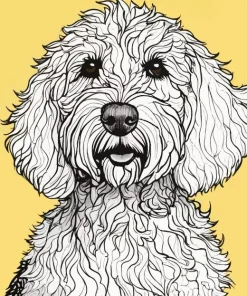 Bernedoodle Art Diamond Painting