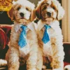 Bernedoodles In Suits Diamond Painting