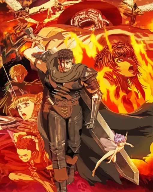 Berserk Anime Diamond Painting