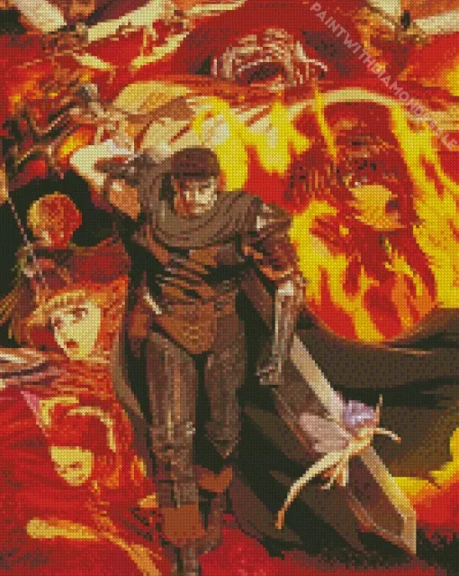 Berserk Anime Diamond Painting