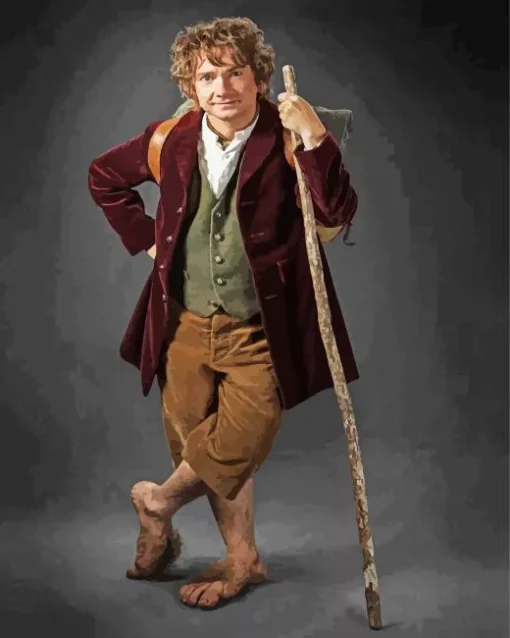 Bilbo Baggins Character Diamond Painting