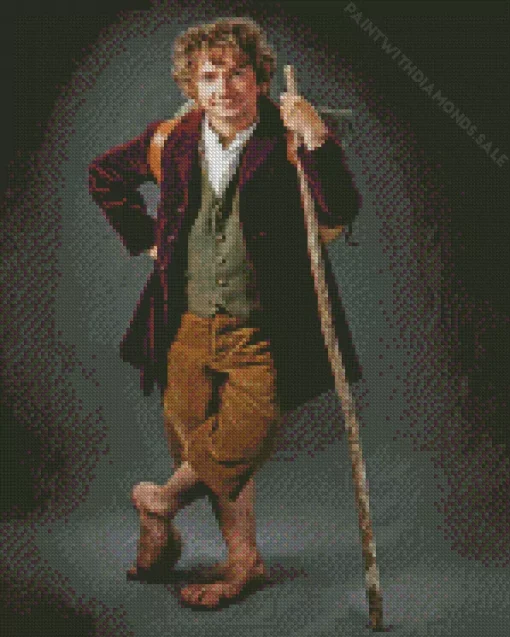 Bilbo Baggins Character Diamond Painting