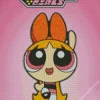 Blossom In The Powerpuff Girls Diamond Painting