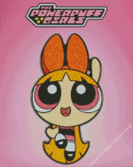 Blossom In The Powerpuff Girls Diamond Painting