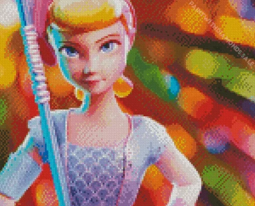 Bo Peep Character Diamond Painting