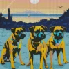 Boxer Dogs Diamond Painting