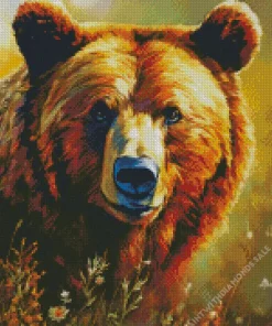 Brown Bear Animal Diamond Painting