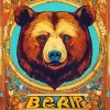 Brown Bear Poster Diamond Painting