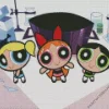 Bubbles And The Powerpuff Girls Diamond Painting